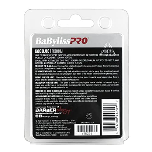 Replacement Fade Clipper Blades for FX870, FX825, FX673 Clippers and most 2-hole blade systems