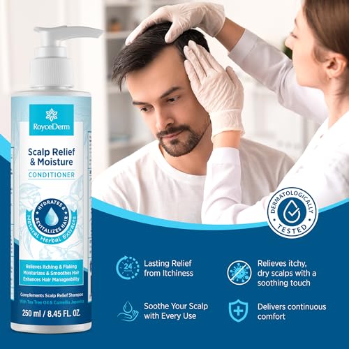 Roycederm Scalp Relief Conditioner with Jojoba Oil & Aloe Vera