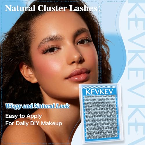 Natural Wispy Lash Clusters - Ultra-Thin Band 8-16mm