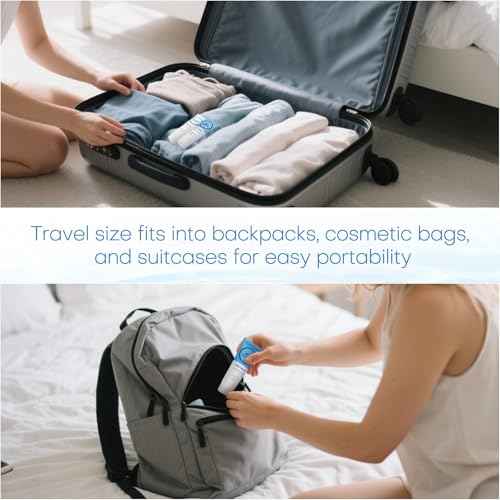 Travel Size Shampoo and Body Wash Bulk, Individually Wrapped Hotel Mini Shower Gel and Small Men Women Cleansing Toiletries Amenities for Hotel/Vacation/Homeless 1 oz (3.7inch, Count, 20)