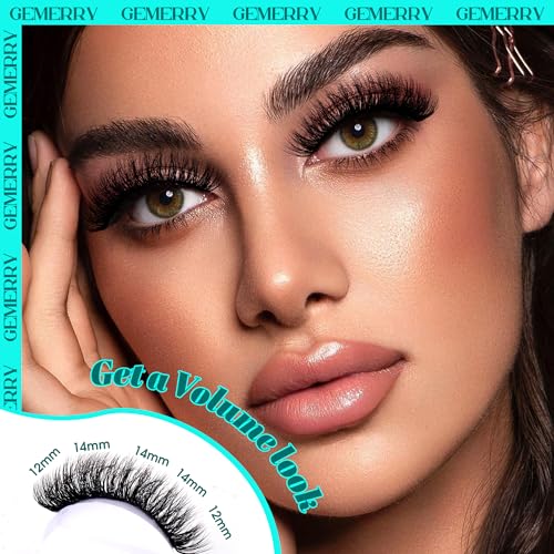 GEMERRY 3D Lash Clusters Fluffy Eyelash Extensions 100P