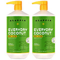 Alaffia Everyday Coconut Hydrating Body Lotion, Normal to Dry Skin, Moisturizing Oil is Support for Soft & Supple Skin, Purely Coconut, 2 Pack - 32 Fl Oz Ea