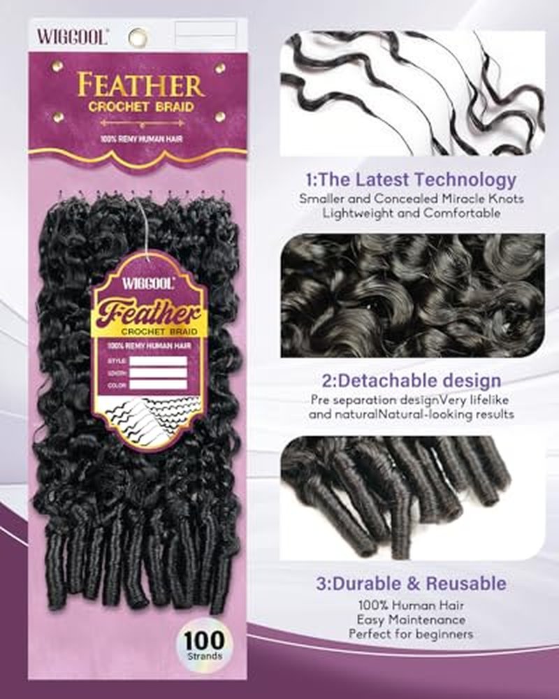 Burmese Curly Crochet Hair 18" 120g - Human Hair for Black Women