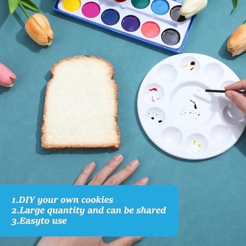 Black Disposable Lip & Makeup Brush Set - 50 Mini Paint Brushes for Cookies, Nails, and Cosmetics