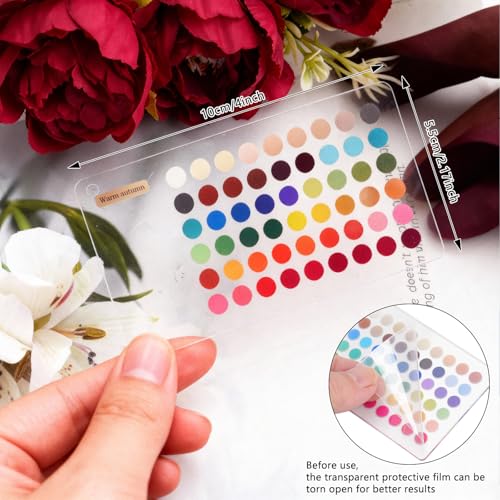 Zynoro Seasonal Color Reference Cards Set - 54 Colors for Fashion & Wardrobe Matching