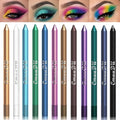 12-Color Eyeliner Pencil Set, Waterproof Eye Makeup