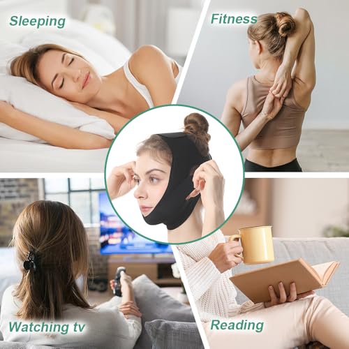 V-Line Lifting Chin Strap for Sleeping - Jawline Shaper Mask