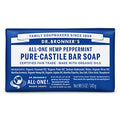Dr. Bronner¡¯s - Pure-Castile Bar Soap (Peppermint, 5 ounce, 8-Pack) - Made with Organic Oils, For Face, Body and Hair, Gentle and Moisturizing, Biodegradable, Vegan, Cruelty-free, Non-GMO