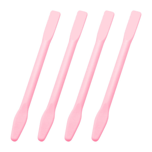 4 Pack Eyebrow Wax Sticks Non-Stick Wax Spatula Silicone Eyebrow Wax Stick Waxing Applicator Reusable Hard Wax Sticks For Home Salon Body Use