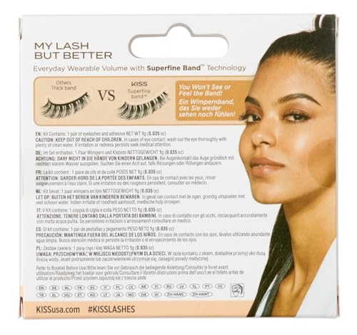 KISS Lash But Better Blessed False Eyelashes, Pack of 3
