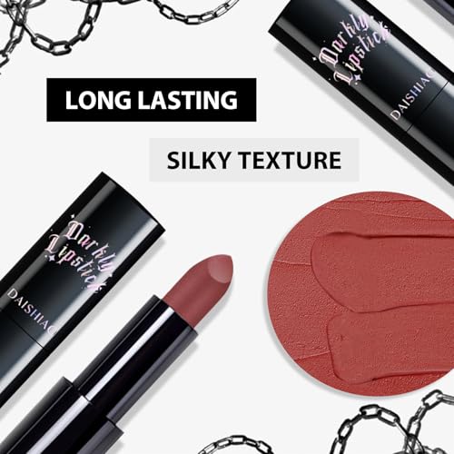 M?TYSURMatte Lipstick - Highly Pigmented & Long-Lasting, Nourishing Hydrating Lipstick with Smudge-Proof & Waterproof Formula, Cruelty-Free Lip Makeup, 1 Count
