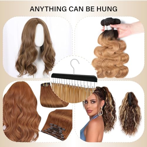 Hair Extension Organizer Stand - Professional Tangle-Free Weft Storage & Styling Tool