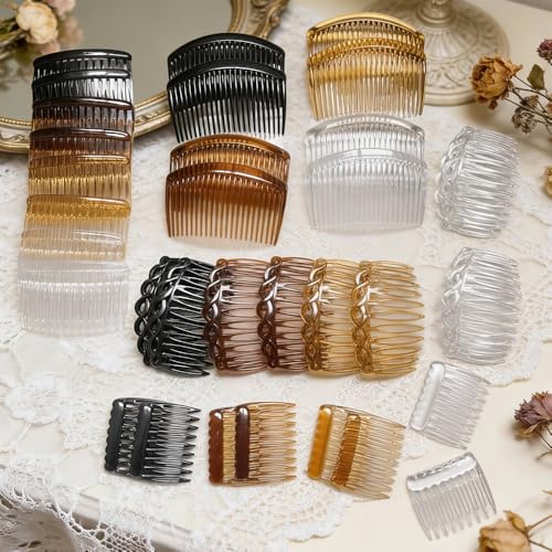 32-Pack French Hair Combs for All Hair Types