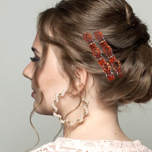 Braided Hair Clips & Headband Set - 6 Piece Styling Accessories