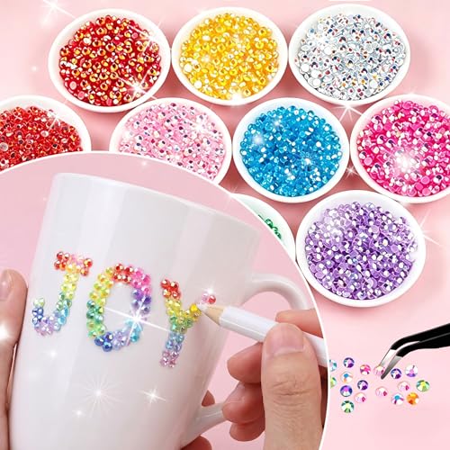 48 Color Bedazzling Rhinestone Kit with Glue & Tools