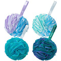 AmazerBath Loofah Sponge 75g - Set of 4 Large Exfoliating Bath Sponges