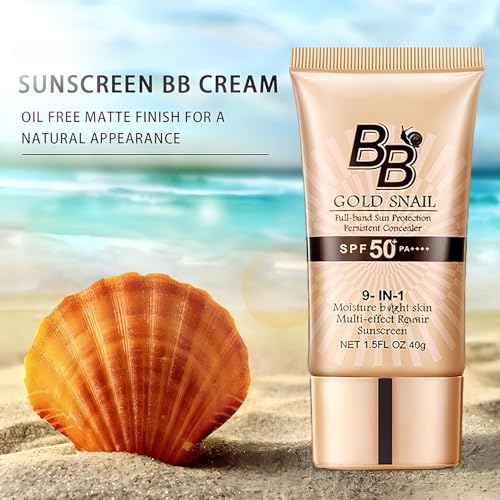 BB Cream SPF 50 PA++++ Tinted Moisturizer Sunscreen 40g