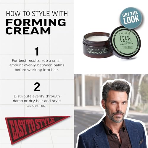 American Crew Men's Hair Forming Cream, 3 oz