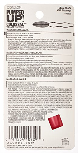 Maybelline Volum' Express Pumped Up Colossal Mascara, Black