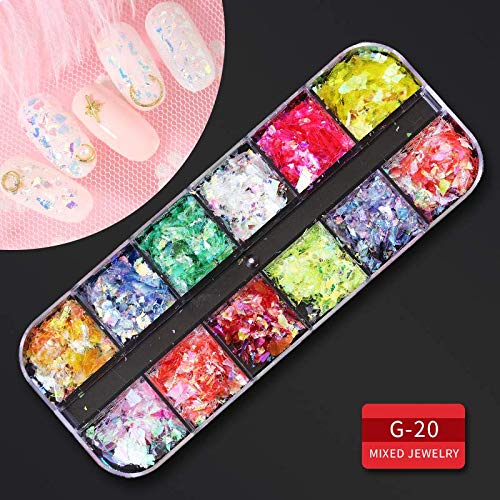 Artdone 9 boxes Nail Rhinestones,Nail Gems Nail Diamonds,Nail Art Studs Nail Crystals Nail Sequins for Nails Kit with 1 Tweezers and 3 Pen for Nail Art Supplies Accessories