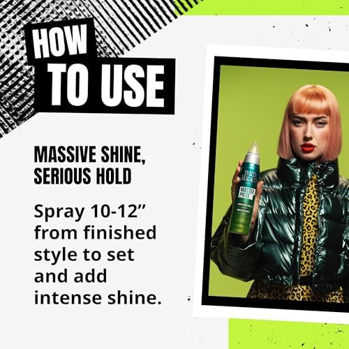 Tigi Bed Head Masterpiece Massive Shine Hairspray, 9.5 Ounce, Pack of 2