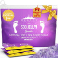 Lavender Jelly Pedicure Foot Soak Set (3 Pack) - Hydrating Spa Foot Gel