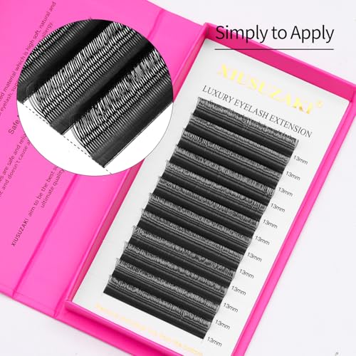 U Shape Premade Volume Lash Extensions 0.07D Curl