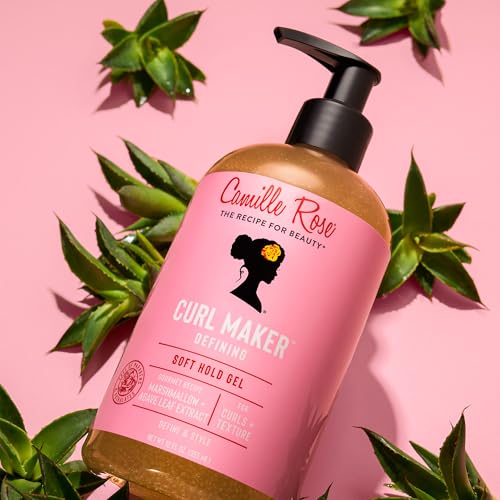 Camille Rose Curl Maker Gel - Soft Hold for Curly Hair, 12 Fl Oz