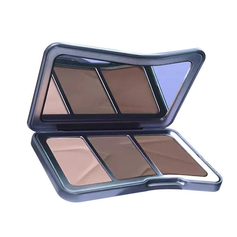 Kaleidos Tri-Color Contour Palette S01 Light with Brush