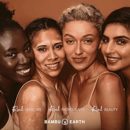 Bambu Earth Bakuchiol Brightening Serum, Retinol Alternative Skin Care (1 Fl Oz) - Organic Ingredients, Rosehip Seed Oil, Buriti Oil, Sea Buckthorn & Antioxidants - Anti Aging Skin Serum for Face