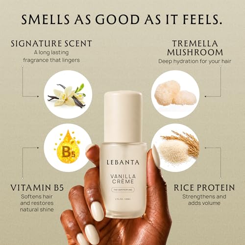 Lebanta Hair Perfume Vanilla Creme - 60mL Hair & Body Mist