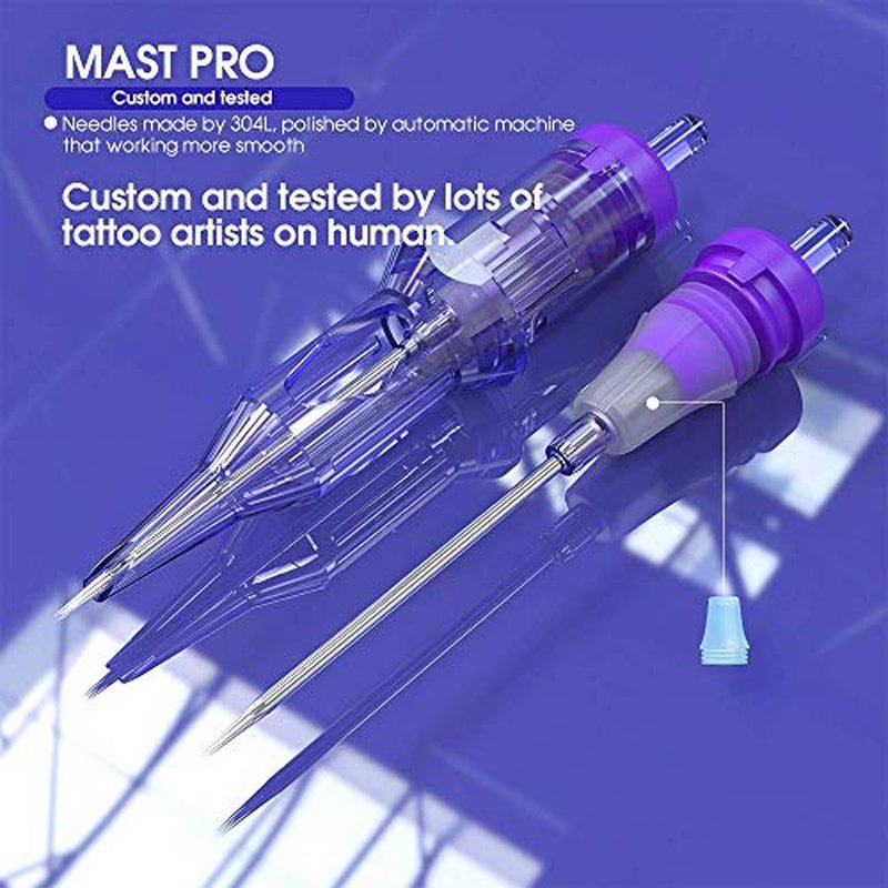 Mast Pro Tattoo Cartridges 1001RL - 20 Disposable Bugpin Needles
