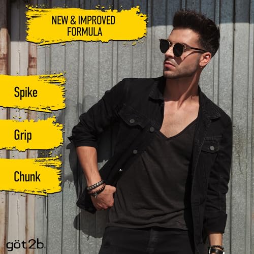 Got2b Glued Spiking Hair Gel 6oz Tubes + Travel Size