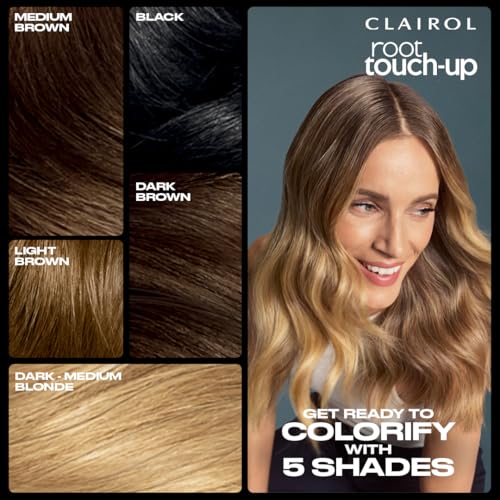 Clairol Root Touch-Up Color + Volume 2-in-1 Temporary Spray, Dark to Medium Blonde Hair Color, Pack of 1