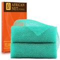 UJFQBH Green African Bath Sponge Exfoliating Loofah Long Body Scrubber for Daily Use