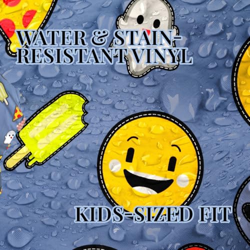 Betty Dain Social Kids Vinyl Shampoo Cape - 36 x 36 Inches, Waterproof & Stain Resistant