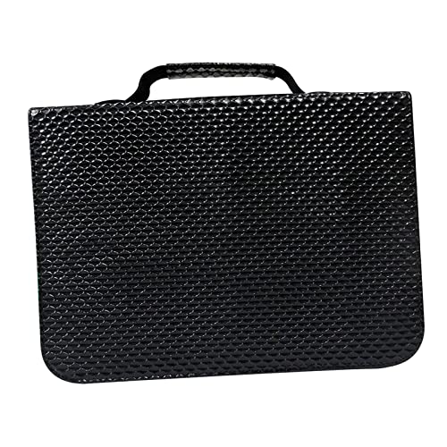 PU Leather Hair Scissors Case – 24 Pockets Barber Organizer