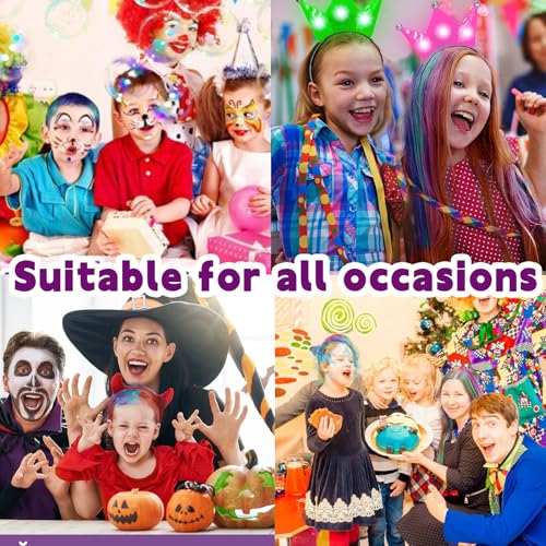 Hair Chalk for Kids & Adults, 10 Washable Colors
