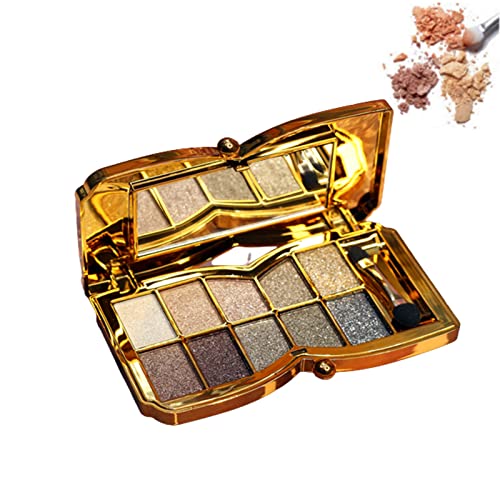 Glitter Eyeshadow Palette 10 Colors Waterproof Shimmer