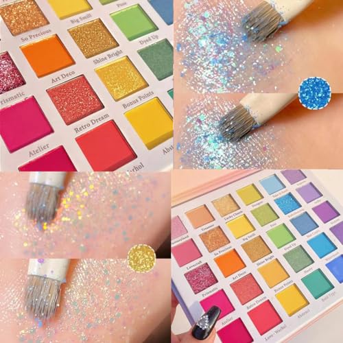 Grospe 30 Color Rainbow Eyeshadow Palette - Waterproof
