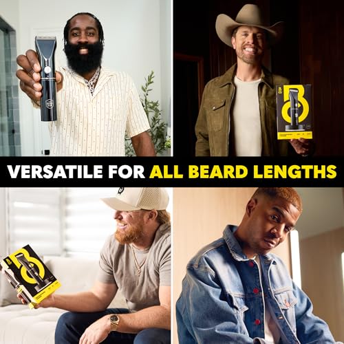 Beard Trimmer for Men - Electric Cordless 7000 RPM
