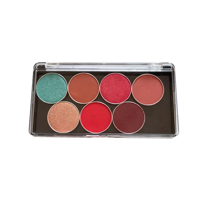 2pcs Magnetic Eyeshadow Palette with Metal Stickers