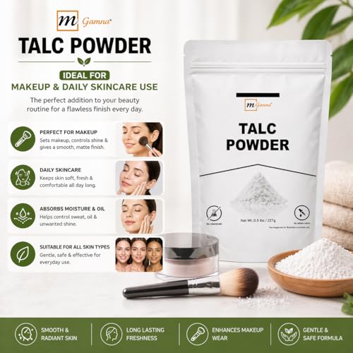 mGanna Natural Talc Powder 0.5 LBS - Cosmetic Grade