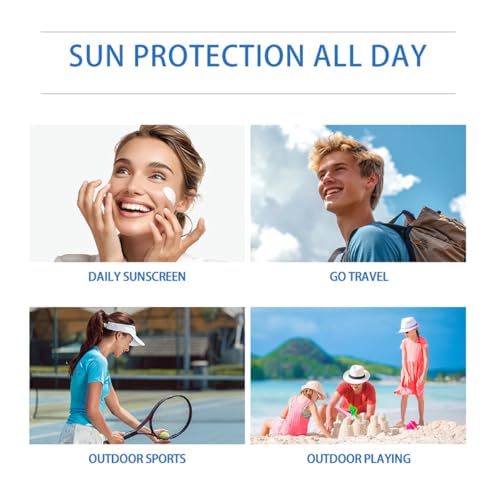 Centella Sunscreen SPF 50, Face Sun Screen Long-Lasting Protection, Cen-tella Madagascar Sunscreen, NO White Cast - Dry Oily Skincare,Moisturizing Non-Sticky Centella Water-Fit Sun Serum for All Skin