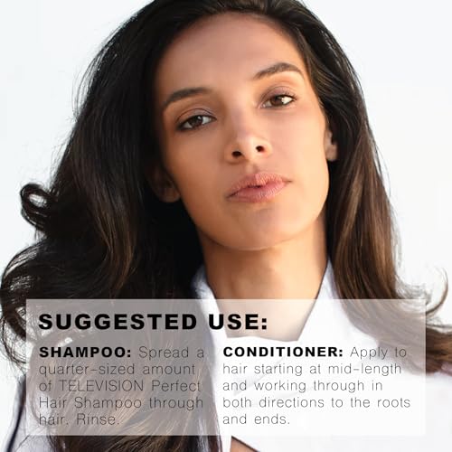 R+Co Television Perfect Shampoo + Conditioner Travel Set | Smooths, Adds Shine & Volume | Vegan & Cruelty-Free | TSA Approved | 2oz (Pack of 2)