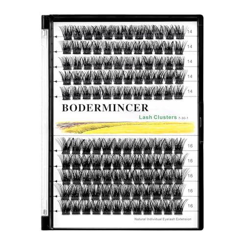 Bodermincer 120 D Curl Lash Clusters - 10-12mm Mixed