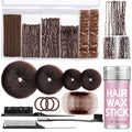 Bun Maker Kit with Donut Shapers, Pins & Hair Nets