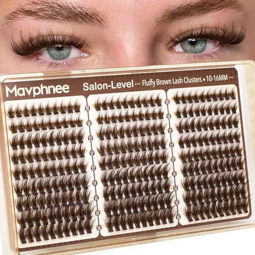 Brown Lash Clusters – Wispy Fluffy Lash Extensions 10-16MM 270PCS