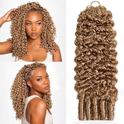 Burmese Curly Human Crochet Hair for Black Women - 16 Inch