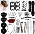 28-Piece DIY Hair Braiding and Styling Tool Kit for Easy Hairstyles